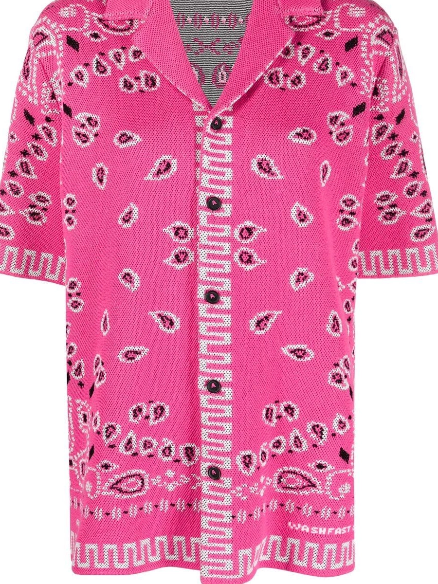 Cheap paisley-print Women shirt short-sleeved Alanui 0711